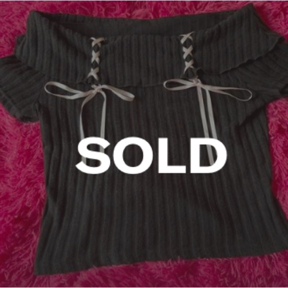 SOLD Off the shoulder top